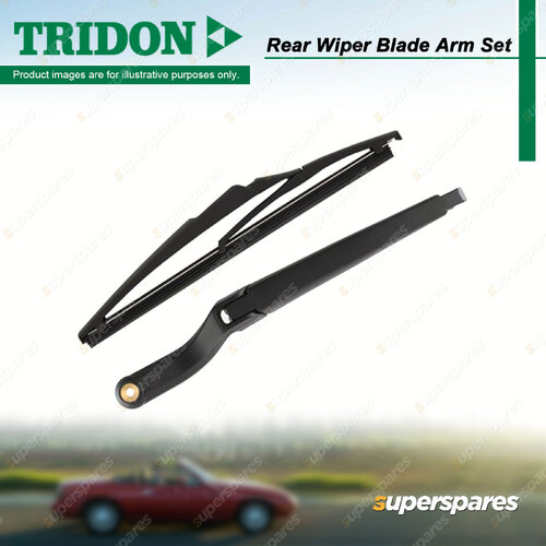 Tridon Rear Wiper Blade Arm Set for Toyota Prado GRJ 150 151 KDJ 150 155