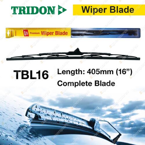 1 x Tridon Complete Front Wiper Blade 16" for Kia Carens Cerato Ceres Picanto