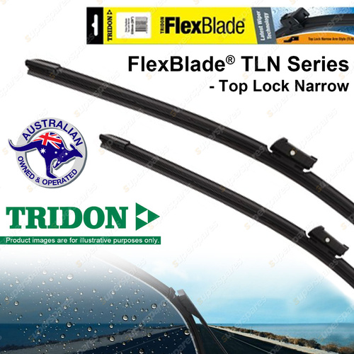 Pair Tridon Frameless Windscreen Wiper Blades for Alfa Romeo 147 2005-09/2009