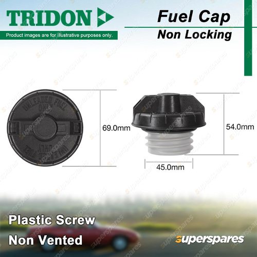 Tridon Non Locking Fuel Cap for HSV VXR AH 2.0L Z20LEH 09/2006-09/2009