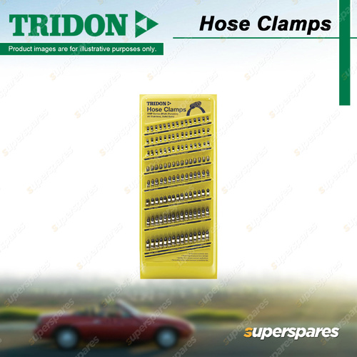 Tridon Hose Clamp Merchandiser 382mm x 934mm - All Stainless Steel Multipurpose
