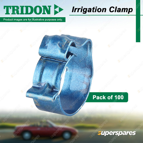 Tridon Irrigation Clamps IR Series Blue 12.0mm-13.5mm - Pack of 100