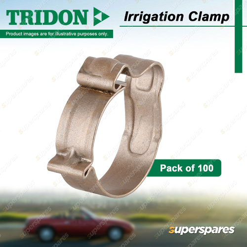 Tridon Irrigation Clamps IR Series Gold 15.5mm-17.0mm - Pack of 100