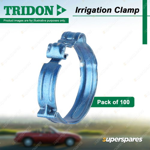 Tridon Irrigation Clamps IR Series Blue 21.5mm-23.0mm - Pack of 100