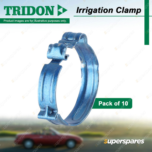 Tridon Irrigation Clamps IR Series Blue 21.5mm-23.0mm - Pack of 10