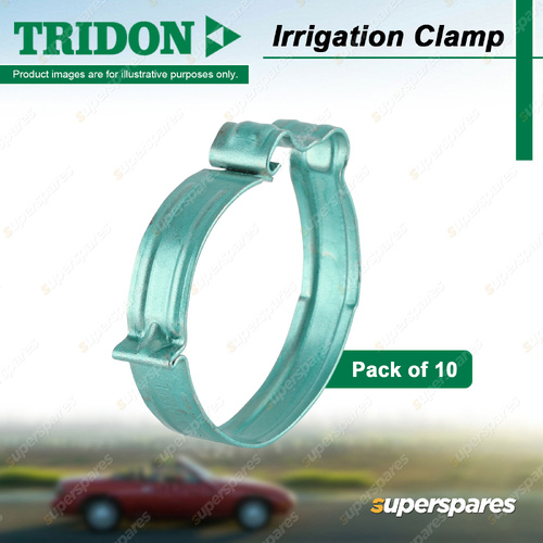 Tridon Irrigation Clamps IR Series Green 23.5mm-25.0mm - Pack of 10
