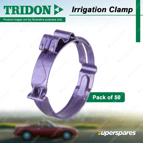 Tridon Irrigation Clamps IR Series Purple 26.5mm-28.0mm - Pack of 50
