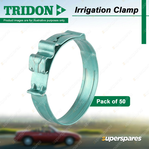 Tridon Irrigation Clamps IR Series Green 36.0mm-38.0mm - Pack of 50