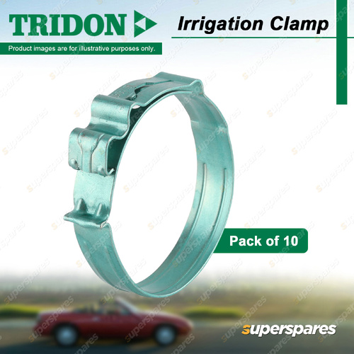 Tridon Irrigation Clamps IR Series Green 36.0mm-38.0mm - Pack of 10