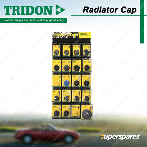 Tridon Radiator Cap Master Fuel Cap Merchandiser - Fully Modular Display