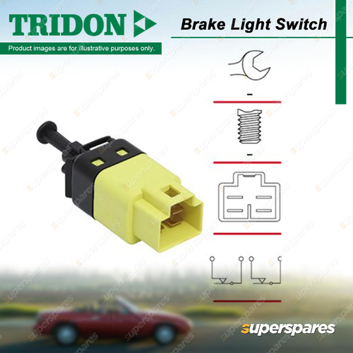 Tridon Brake Light Switch for Holden Barina TK Viva JF 1.6L 1.8L 2005-2011 4 Pin