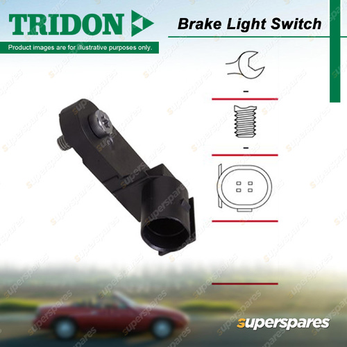 Tridon Brake Light Switch for Toyota Corolla AE91 1.5L 4cyl 63kW 1987-1989