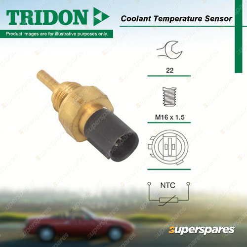 Tridon Coolant Temperature Sensor for Honda Civic AH AK AN 1.5L EW2