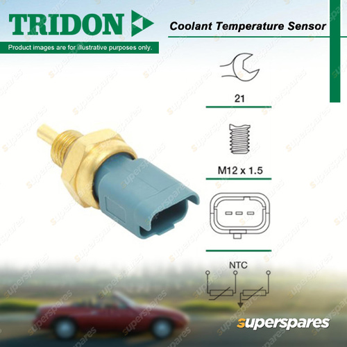 Tridon Coolant Sensor for Citroen Berlingo M49 C3 Xsara N1 MY01 MY04 1.4L 1.6L