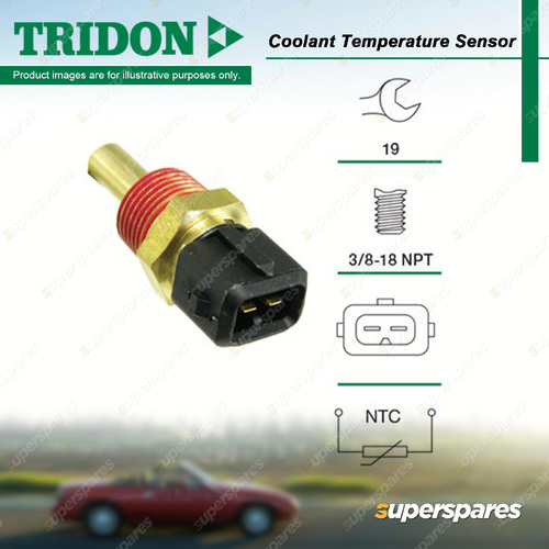 Tridon Coolant Temperature Sensor for Holden Commodore VC VG VK VN VP VR VS VT