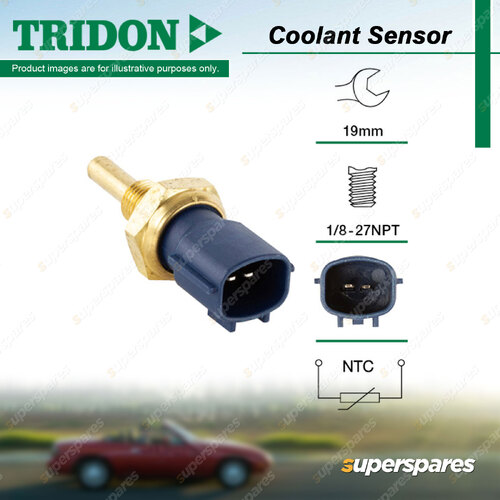 Tridon Coolant Temperature Sensor for Nissan Pulsar B17 C12 1.8L 4cyl 2012-2017