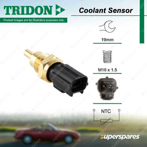 Tridon Coolant Temperature Sensor for Mitsubishi Pajero V68W V78W 3.2L 2000-2006