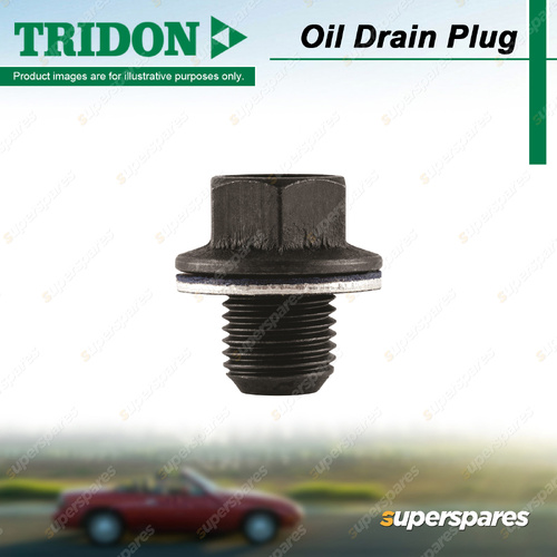 Tridon Replacement Oil Drain Plug - Carbon Steel Includes Fibre Washer