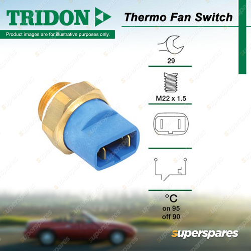Tridon Thermo Fan Switch for Audi 80 90 100 200T A4 A6 A8 Cabriolet S2 S4
