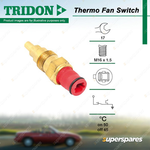 Tridon Thermo Fan Switch for Toyota 4 Runner Hilux RN85 -RN110 LN85 - LN111