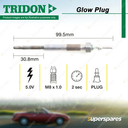 Tridon Glow Plug for Land Rover Discovery Sport LC SD4 TD4 Freelander 2 LF 2.2L