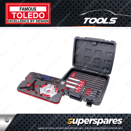 Toledo Mechanical & Hydraulic Bearing Separator Kit - Three Jaw Spread 170mm