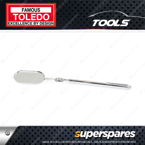 Toledo Inspection Mirror Telescopic Oval - Size 25 x 50mm Range 200-520mm