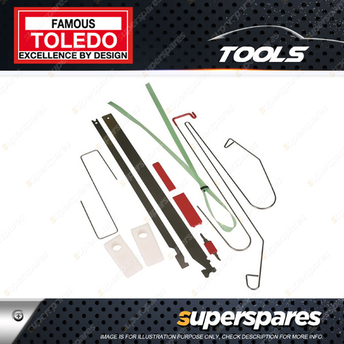 Toledo Lock Out Tool Kit Universal - Includes Wedges Long Picks Hooks Straps etc