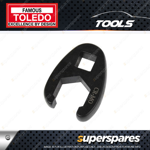 Toledo Crowfoot Flared Wrench 3/8" SAE - 3/4" Tempered Forged Alloy Steel
