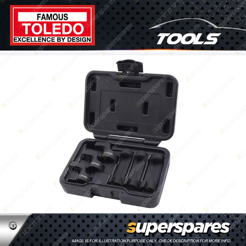 Toledo Exhaust Gas Temperature Sensor Socket Set 6 pcs - 3/8" Square Drive