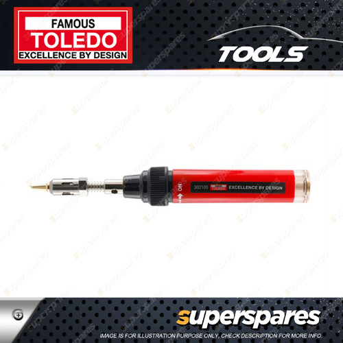 Toledo Soldering Pen - Professional Butane Soldering Iron Adjustable Flame