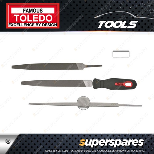 Toledo Warding File Second Cut - Length 150mm Pack of 6 Hand Tool