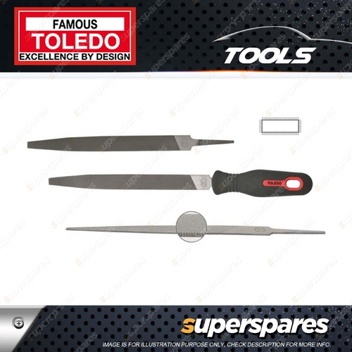 Toledo Warding File Smooth Cut - Length 150mm Pack of 6 Hand Tool
