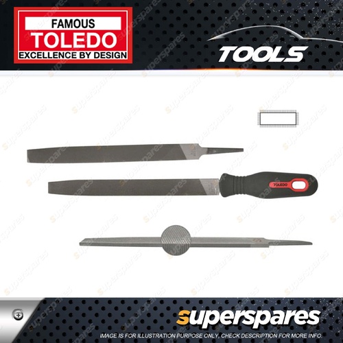 Toledo Flat File - Single Cut Length 300mm Width 29mm Second Cut Pack of 6