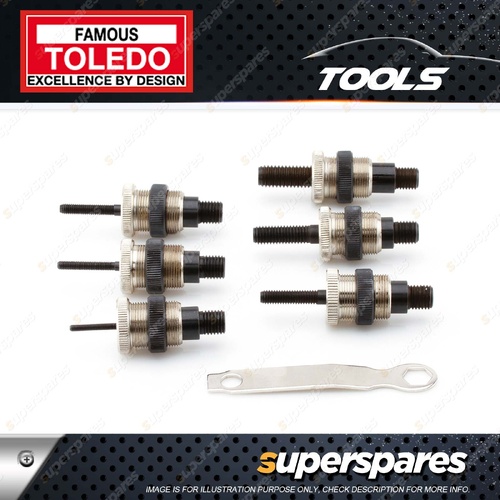 Toledo Rivet Nut Mandrels - Compatible with 301799 Nut Riveter Spare Parts Kit