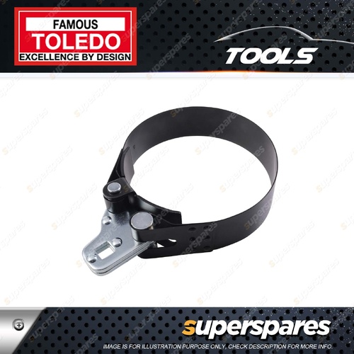 Toledo Oil Filter Wrench Heavy Duty Truck - Size 125-145mm 1/2" Square Drive
