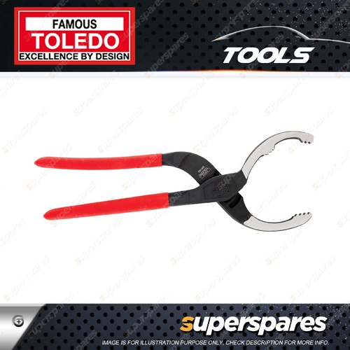 Toledo 55-125mm Oil Filter Pliers - Manufactured from Drop Forged Hardened Steel