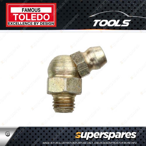 Toledo Grease Nipple Steel - 1/4" 28 SAE Taper Thread Short 65 Deg Pack of 20