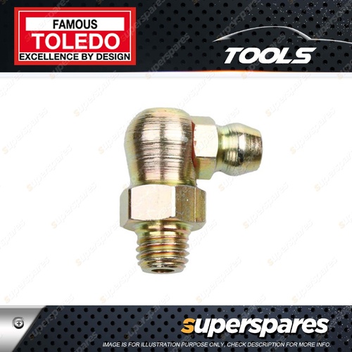 Toledo Grease Nipple Steel - 1/8" 27 PTF Special Short 90 Degree Pack of 20