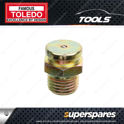 Toledo Grease Nipple Steel - Taper Thread 3/8 Inch x 18 NPTF Pack of 20