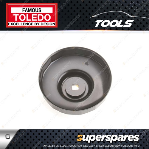 Toledo Oil Filter Cup Wrench Alloy - Size 67mm 14 Flutes Removal Tool