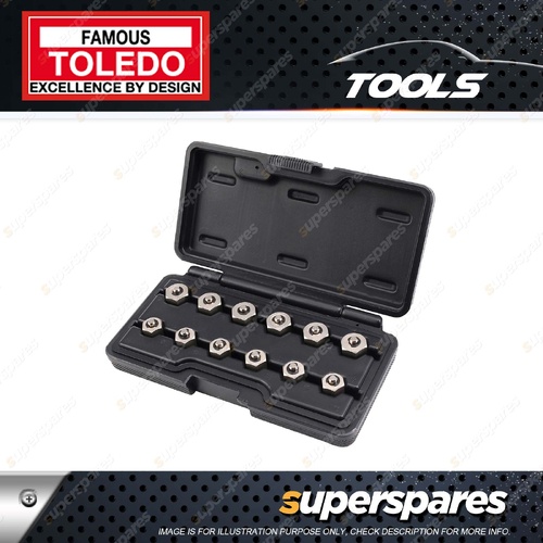 Toledo Fuel Line Cap Nut Set - Manufactured from Heavy Duty Steel