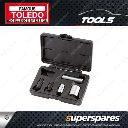 Toledo Diesel Fuel Injection Pump Socket Kit - 1/2" Square Drive Sockets