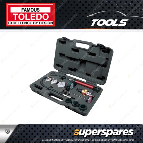 Toledo Cooling System Pressure Test Kit - Universal Manufactured from Aluminium