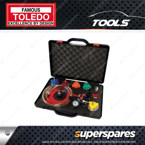 Toledo Cooling System Pressure Tester & Vacuum Purge Kit - Light & Heavy Trucks