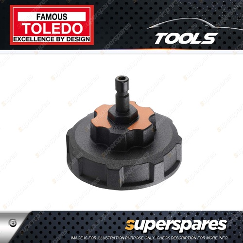 Toledo Cooling System Tester Adaptor - No.25 Internal Thread Orange