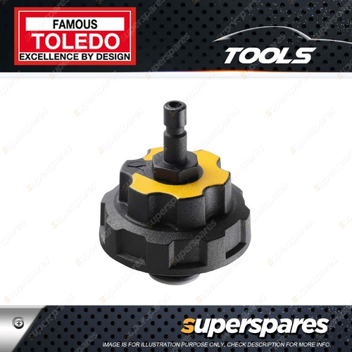 Toledo Cooling System Tester Adaptor - No.31 Internal Thread Yellow