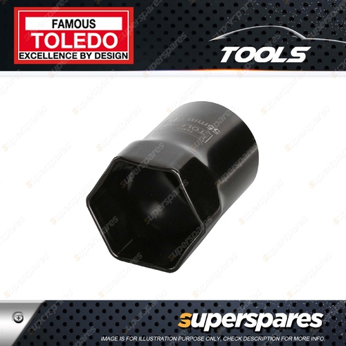 Toledo Wheel Bearing Lock Nut Socket - Hexagon 6 Point Size 55mm Square Drive