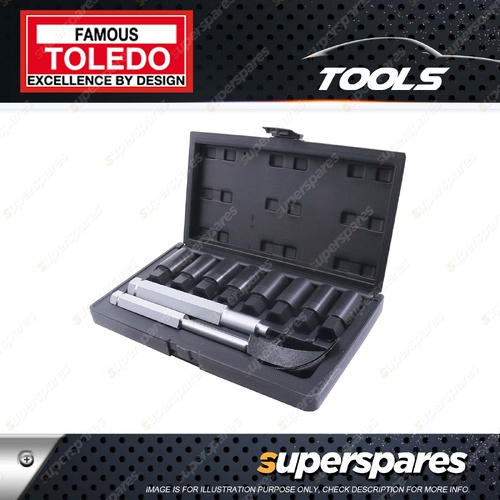 Toledo Wheel Lock Nut Removal Set - Manufactured from Chrome Molybdenum