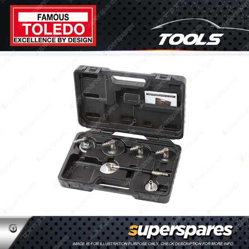 Toledo Brake Bleeder Adaptor Set - Manufactured from Heavy Duty Aluminium